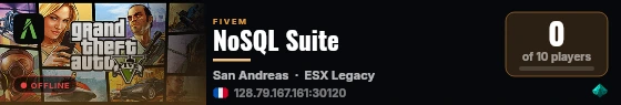 NoSQL Suite live status badge