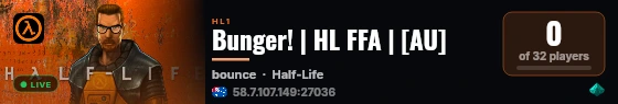 Bunger! | HL FFA | [AU] live status badge