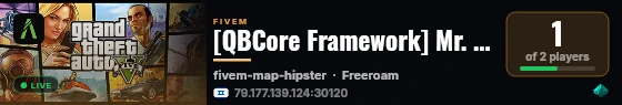 [QBCore Framework] Mr. gk live status badge