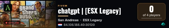 chatgpt | [ESX Legacy] live status badge