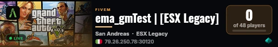 ema_gmTest | [ESX Legacy] live status badge