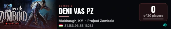 DENI VAS PZ live status badge