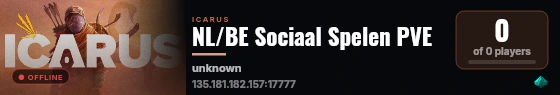 NL/BE Sociaal Spelen PVE live status badge