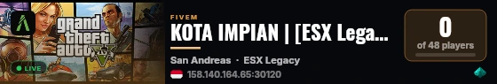 Samudra Nusantara | [ESX Legacy] live status badge