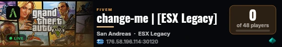change-me | [ESX Legacy] live status badge