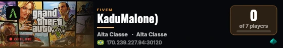 KaduMalone) live status badge