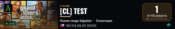 [CL] TEST  live status badge