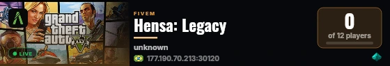 Hensa: Legacy live status badge