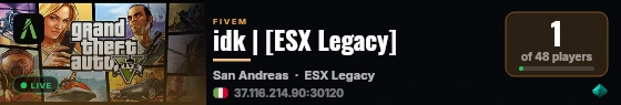 idk | [ESX Legacy] live status badge