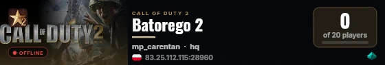 Batorego 2 live status badge
