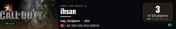 ihsan live status badge
