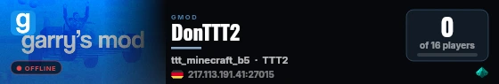 DonTTT2 live status badge