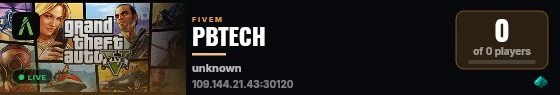 PBTECH live status badge