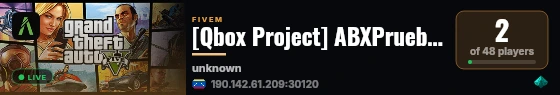 [Qbox Project] ABXPruebasqb live status badge