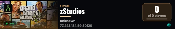 zStudios live status badge