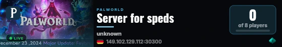 Server for speds live status badge