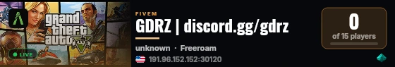 [FiveM Basic Server] change-me live status badge