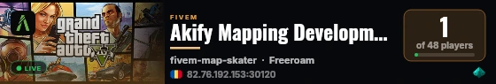 Akify Mapping Development live status badge