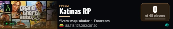 Katinas RP live status badge