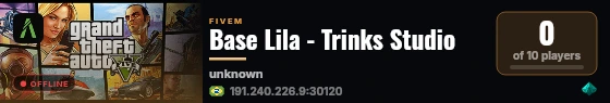 Base Lila - Trinks Studio live status badge