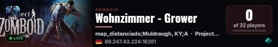 Wohnzimmer - Grower live status badge