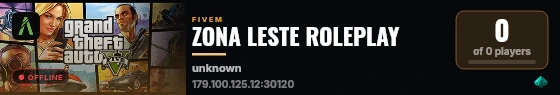 ZONA LESTE ROLEPLAY live status badge