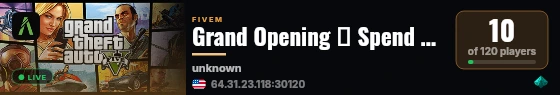 Grand Opening 🡺 Spend Dat Shyt Roleplay ✨ ^0| ^318+ ^0| ^1🚫 No Toxicity Here live status badge