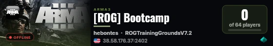 [ROG] Bootcamp live status badge