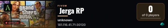  Jerga RP live status badge