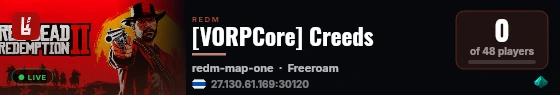 [VORPCore] Creeds live status badge