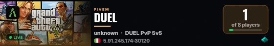 DUEL live status badge