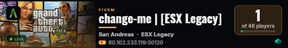 change-me | [ESX Legacy] live status badge