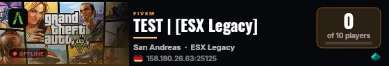 TEST | [ESX Legacy] live status badge