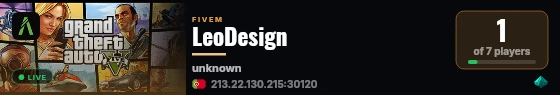 LeoDesign live status badge