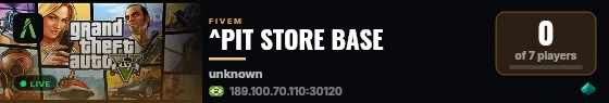 ^PIT STORE BASE live status badge