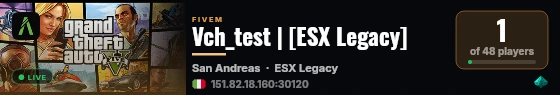 Vch_test | [ESX Legacy] live status badge