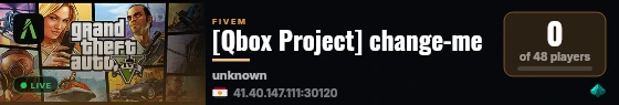 [Qbox Project] change-me live status badge