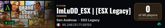 ImLuDD_ESX | [ESX Legacy] live status badge