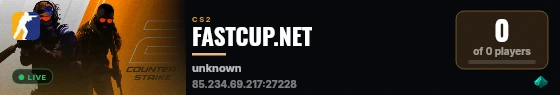 FASTCUP.NET live status badge