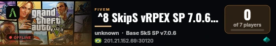  ^8 SkipS vRPEX SP 7.0.6 - ^1RED Edition live status badge