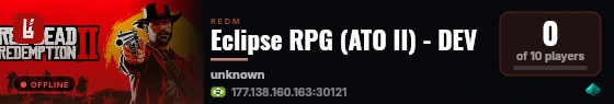 Eclipse RPG (ATO II) - DEV live status badge