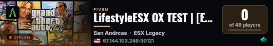 LifestyleESX OX TEST | [ESX Legacy - ox_inventory staging] live status badge
