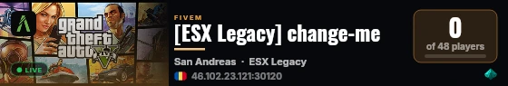 [ESX Legacy] change-me live status badge
