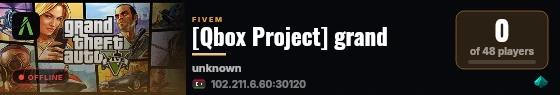 [Qbox Project] grand live status badge