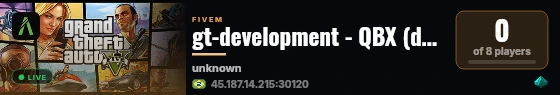 gt-development - QBX (dev/staging) live status badge