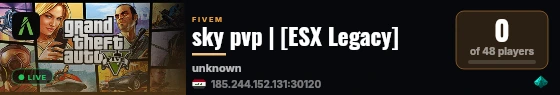 sky pvp | [ESX Legacy] live status badge