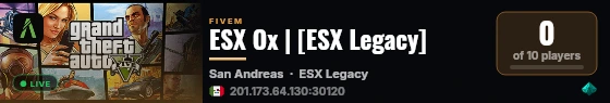 ESX Ox | [ESX Legacy] live status badge