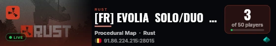 [FR] EVOLIA  SOLO/DUO  DEBUTANT live status badge