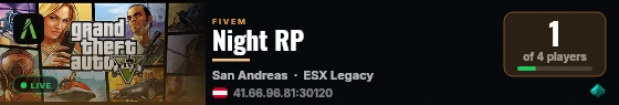 Night RP live status badge