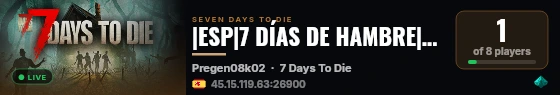 |ESP|7 DÍAS DE HAMBRE|PVE live status badge